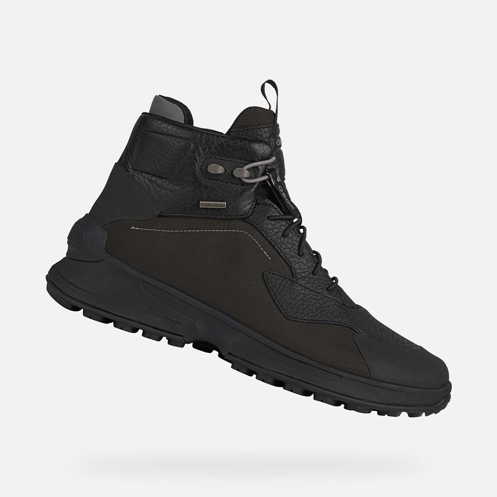 Geox Erkek Bot Siyah - Levita 4 X 4 Abx - OZM-917540